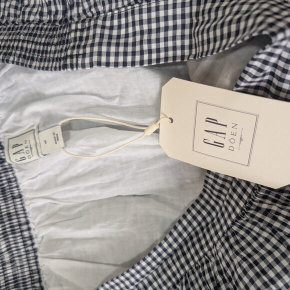 Gap x Doen Gingham Midi Skirt Size Medium (M) - Picture 3 of 3